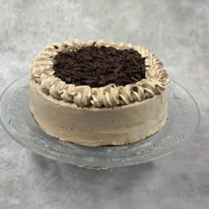 Vegansk tårta med chokladkräm